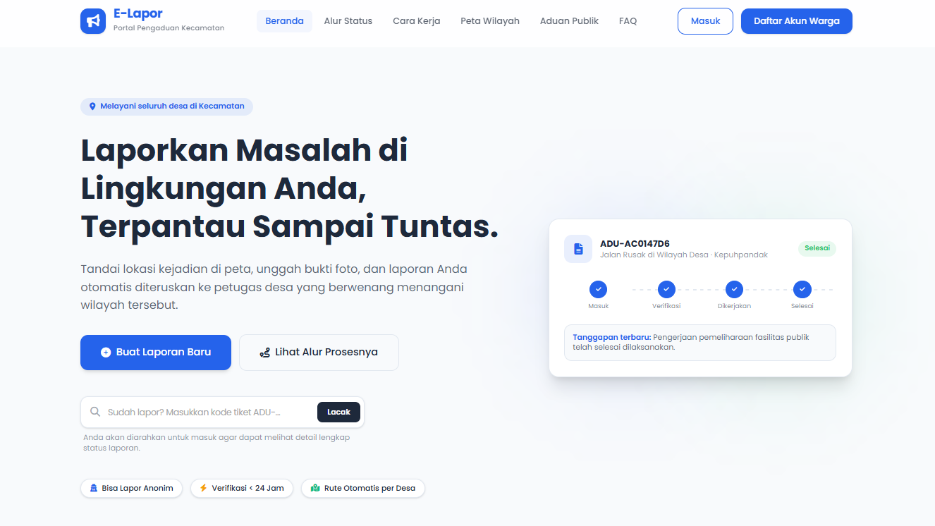 E-Lapor Warga